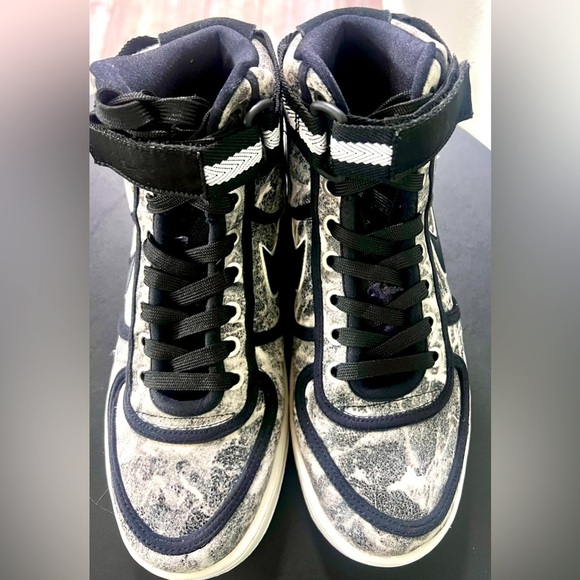 RARE Nike Vandal Hi LX Black/Black/Summit White Sneakers Shoes - Picture 6 of 10